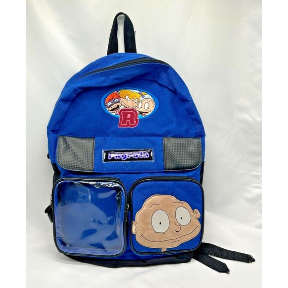 Nickelodeon Other - VINTAGE 1999 Rugrats Backpack - Viacom Nickelodeon - Blue - Tommy Pickles